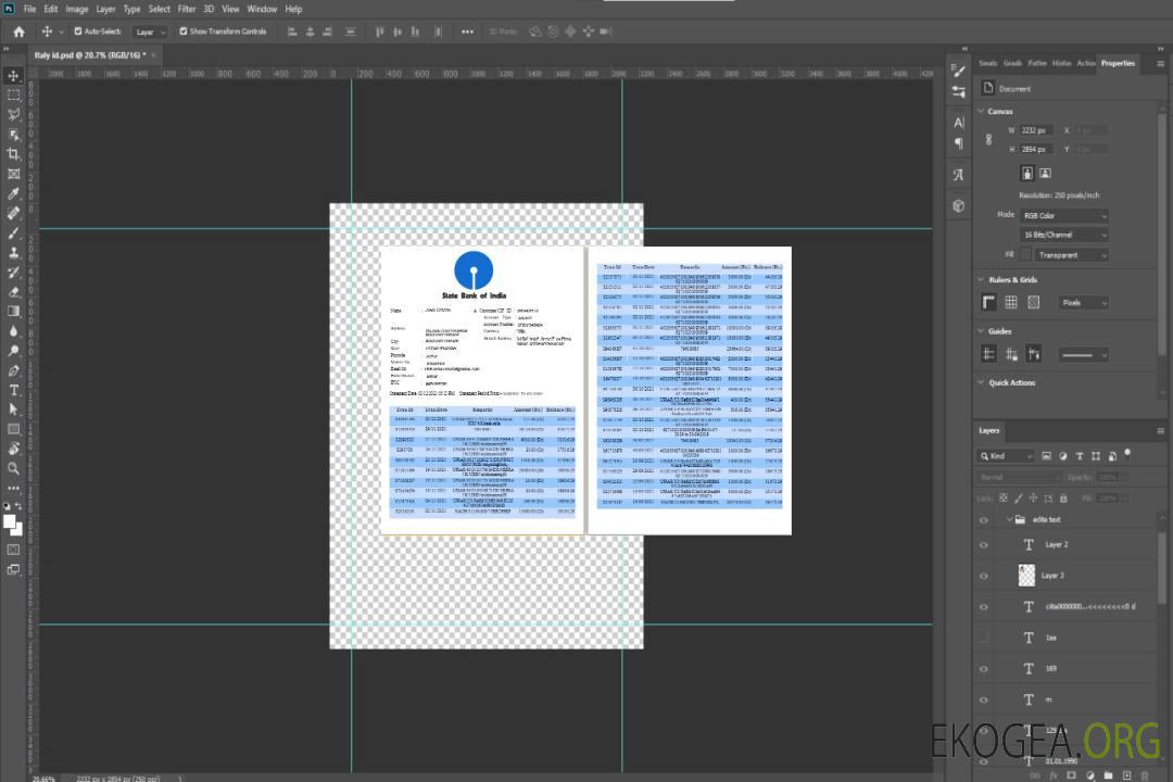 Modèle de relevé bancaire de l'India State Bank of India, format Word et PDF, 6 pages template Modèle de relevé bancaire de l'India State Bank of India, format Word et PDF, 6 pages template